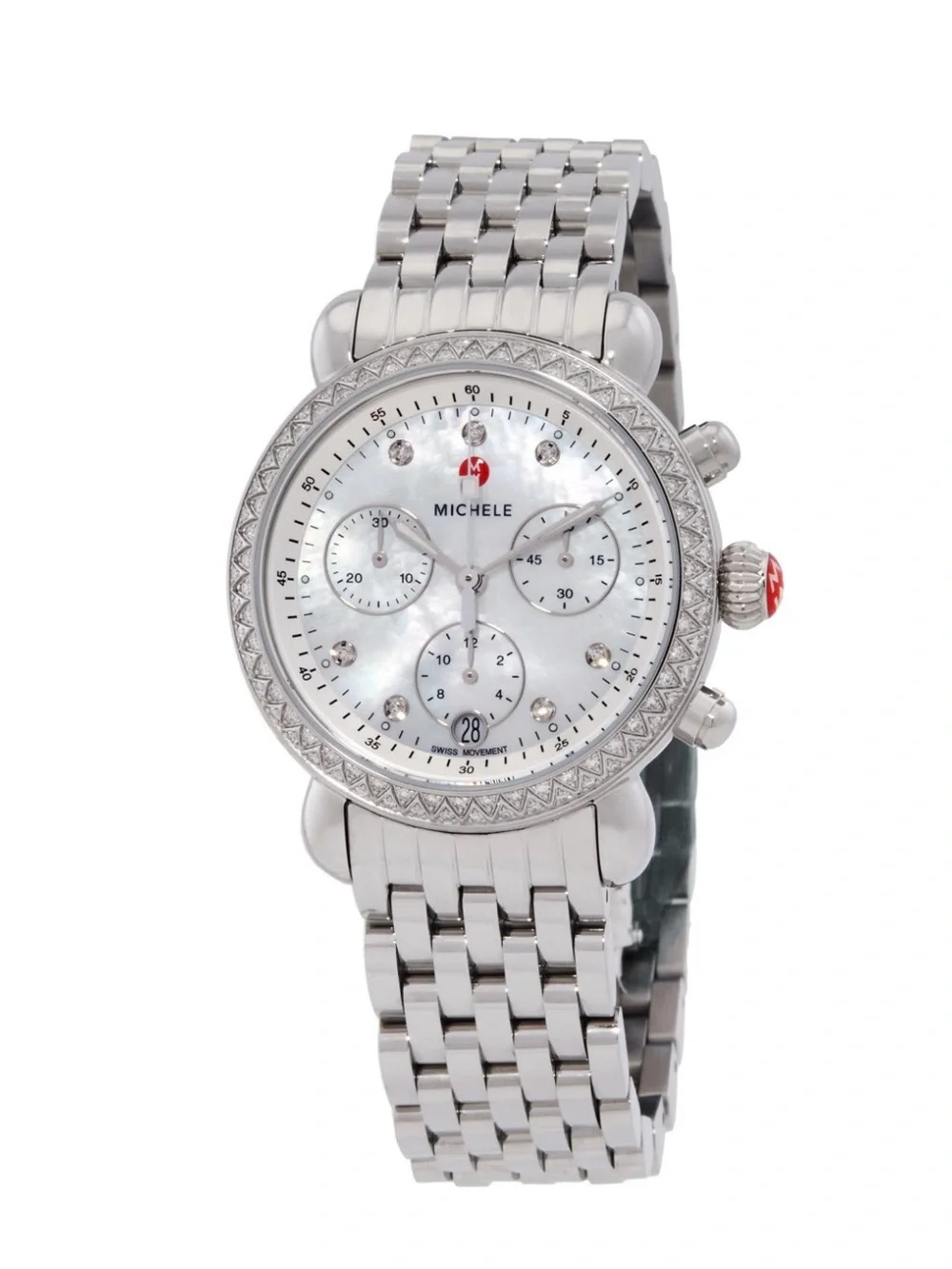 Michele CSX Quartz Diamond Ladies Watch